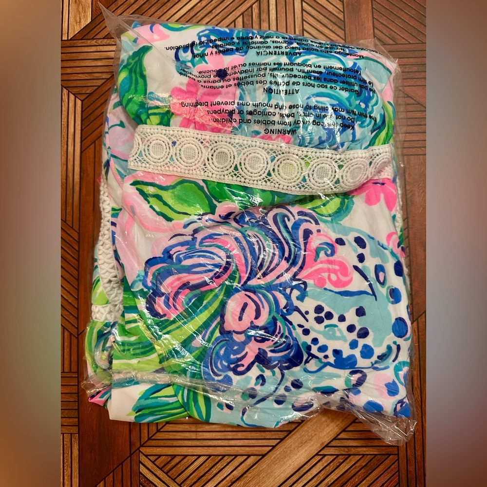NWT Lilly Pulitzer Ivie Maxi Dress in Multi Kitten Around Size 16 - Picture 4 of 6